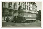 Parade/Tram outside Royal York Hotel ca 1933 [PC]